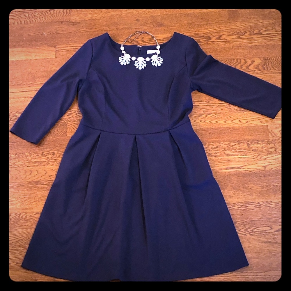 Merona Ponte 3/4 Sleeve Fit and Flare Dress